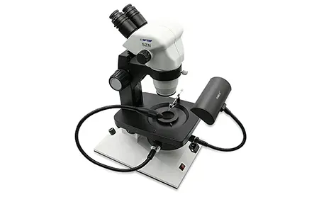 مجهر فحص الأحجار الكريمة (بزوية ميل من 0 إلى 45 درجة) 