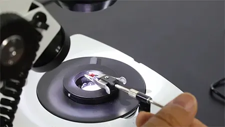 مجهر فحص الأحجار الكريمة مع ذراع حامل U3-17 (منظار ميكروسكوب للأحجار الكريمة)